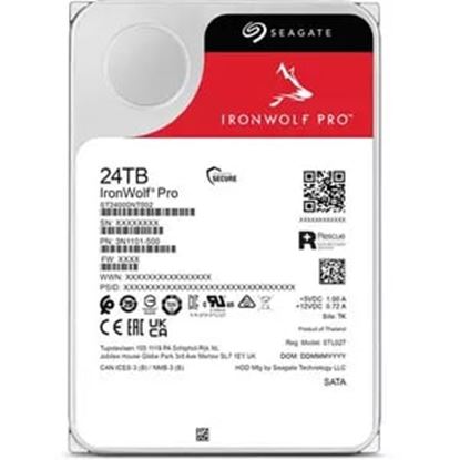 Imagen de SEAGATE - DISCO DURO INTERNO 3.5IN 24TB SATA 7200RPM 512MB IRONWOLF PRO