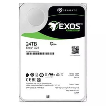 Imagen de SEAGATE - DISCO DURO INTERNO 3.5IN 24TB SATA 7200RPM 512MB 5Y EXOS X24 512E