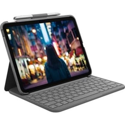 Imagen de LOGITECH - GREY SLIM FOLIO TO IPAD 10A GENERACION