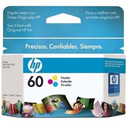 Imagen de HEWLETT PACKARD - HP 60 TRI-COLOR INK CARTRIDGE LAR