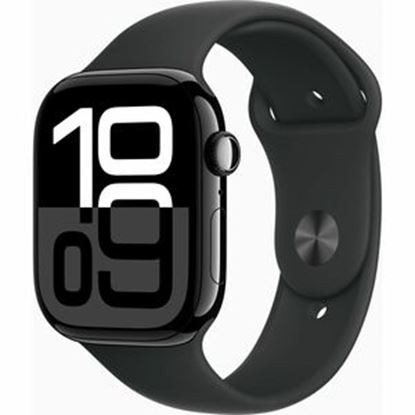 Imagen de APPLE - APPLE WATCH SERIES 10 GPS 46MM JET BLACK ALUMINIUM CASE WITH BLACK