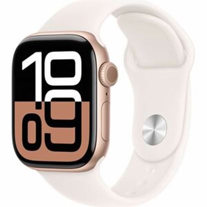 Imagen de APPLE - APPLE WATCH SERIES 10 GPS 42MM ROSE GOLD ALUMINIUM CASE WITH LIGHT