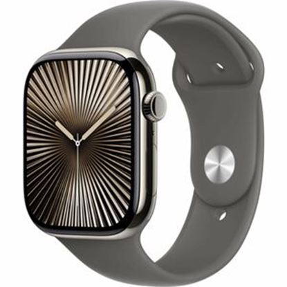 Imagen de APPLE - APPLE WATCH SERIES 10 GPS + CEL LULAR 46MM NATURAL TITANIUM CASE WI