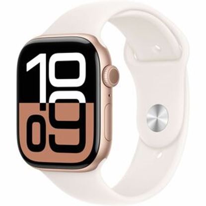 Imagen de APPLE - APPLE WATCH SERIES 10 GPS 46MM ROSE GOLD ALUMINIUM CASE WITH LIGHT