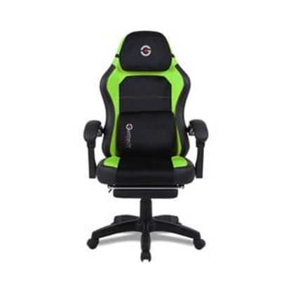 Imagen de QIAN - GETTTECH GREEN AND BLACK GAMER CHAIR - MODEL: GAR-GAOPY-G2-GR