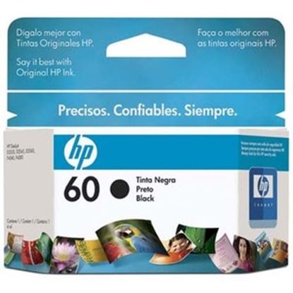 Imagen de HEWLETT PACKARD - HP 60 BLACK INK CARTRIDGE LAR